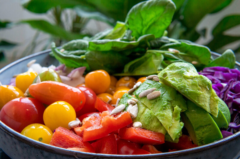 Vegan Rainbow Salad