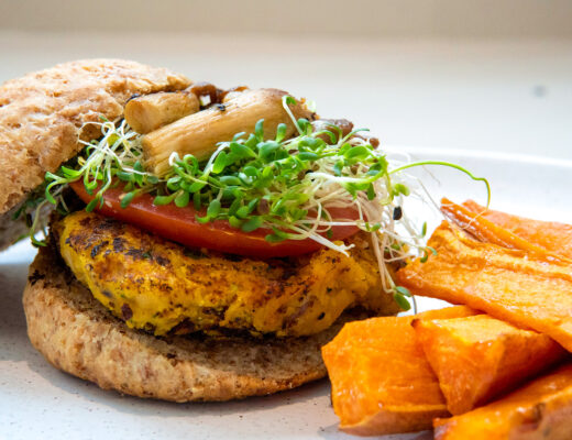 Vegan Garbanzo Bean Burger Recipe